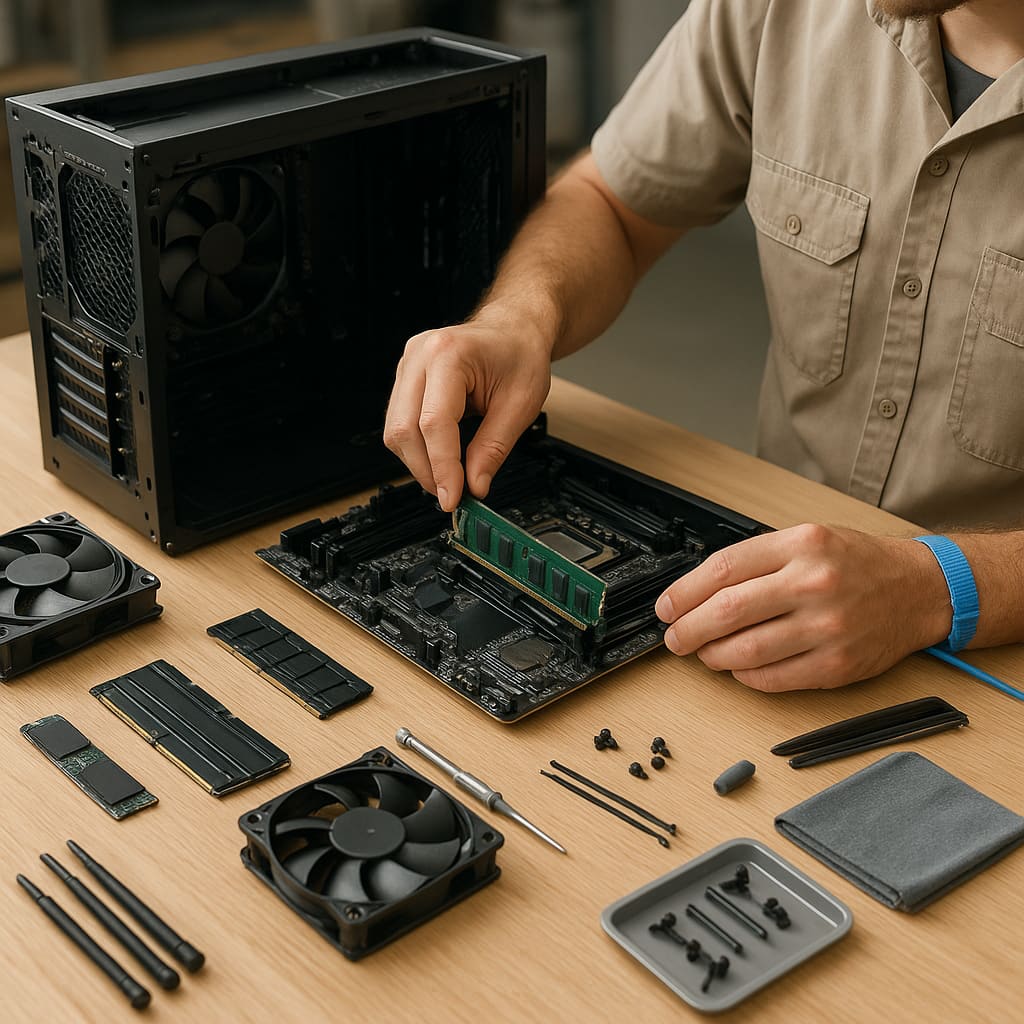 Techniker optimiert Gaming PC