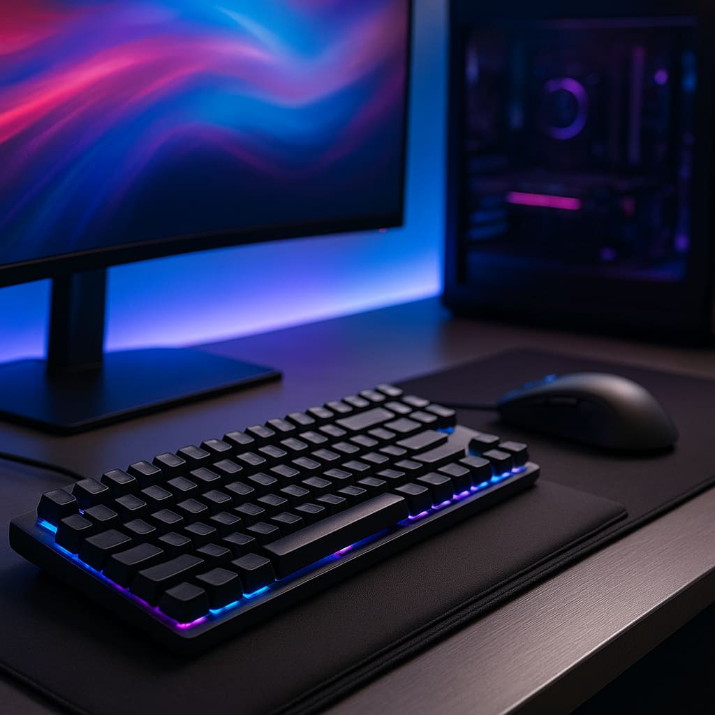 Gaming Setup für Studio-Session